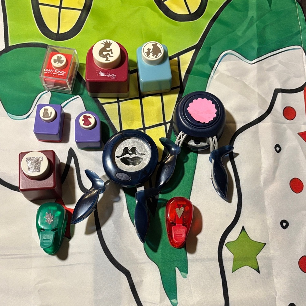 Colorful Craft Punch Set for Crafters